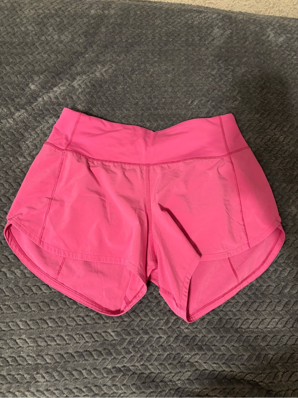 Pink Lululemon Speed Up Shorts